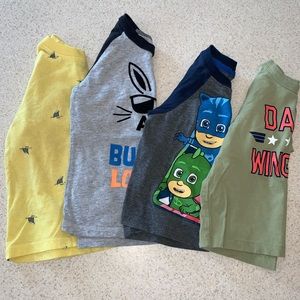 Toddler boys graphic tee bundle